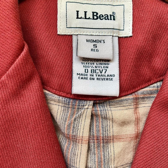 LL Bean Blazer *Burnt Orange/Rust* Small - Picture 4 of 10